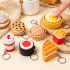 CouldNook Food Clicker Keychain - Miniature Snack Shapes