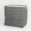 Linen Black Plaid