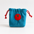 CouldNook Drawstring Coin Purse - Tomato Patch Color Designs