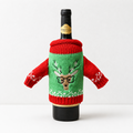 CouldNook Christmas Bottle Sweater - Knit Texture and Holiday Motifs