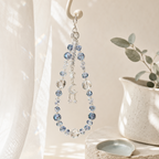 CouldNook Clear Moon and Star Beaded Phone Charm