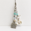 CouldNook Shell Cat Phone Charm - Loop Cord Attachment