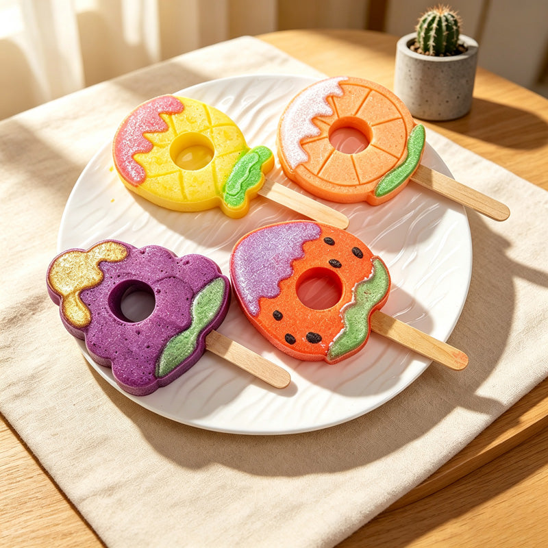 CouldNook Fruit Pop Bath Bomb - Playful Shaped Soak