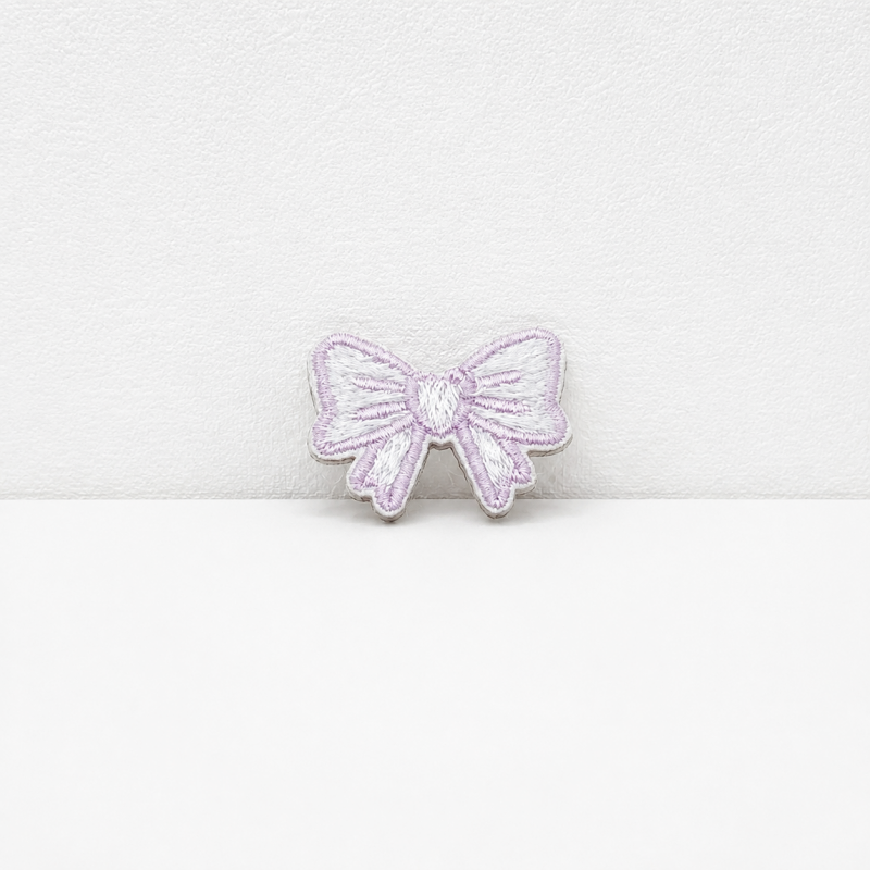 CouldNook Mini Bow Embroidered Patch - Pastel Single and Group Options