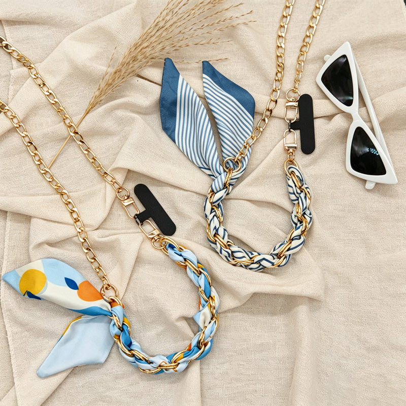 CloudNook Detachable Scarf Phone Chain‑Crossbody Anti‑Lost Lanyard