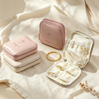 CouldNook Six Section Travel Jewelry Case - Quiet Travel Essential