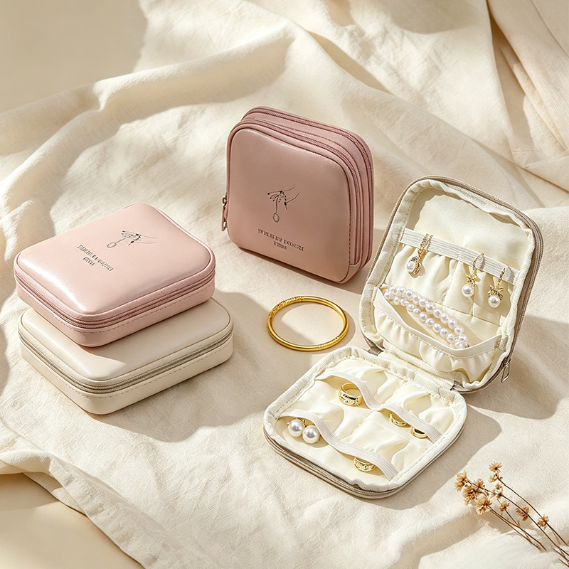 CouldNook Six Section Travel Jewelry Case - Quiet Travel Essential