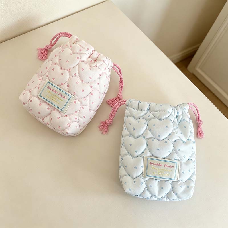 CouldNook Instant Camera Drawstring Pouch - Quilted Star Pattern