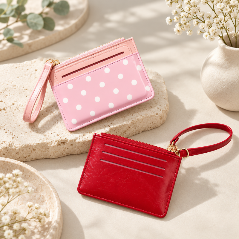 CouldNook Polka Dot Card Holder - Removable Insert
