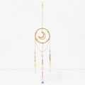 CouldNook Gemstone Moon Suncatcher Ornament - Circular Hanging Frame
