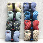 Butterfly Cable Organizer - Patterned Wings and Snap Strap