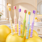 CouldNook Toothbrush - Translucent Handle And Wide Oval Bristle Head