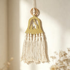 CloudNook Nativity Bell Ornament‑Boho Tassel Wall Decor