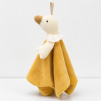CouldNook Goose Coral Fleece Hanging Hand Towel - Lace Detail