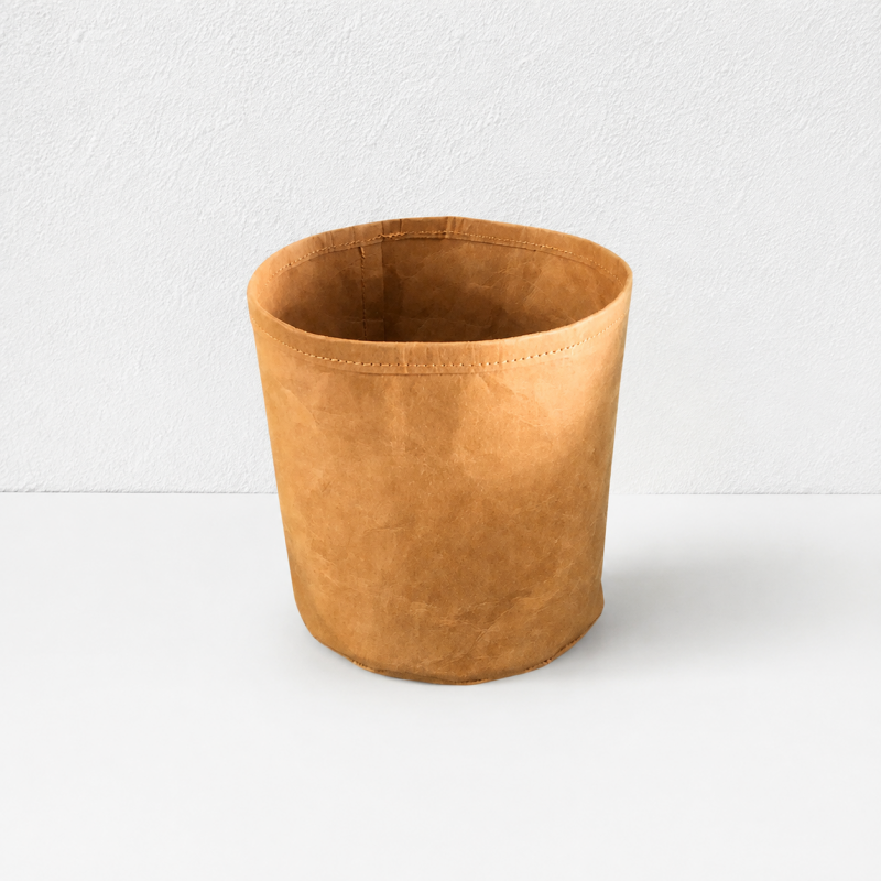CouldNook Washable Kraft Paper Storage Basket - Folded Cuff Options