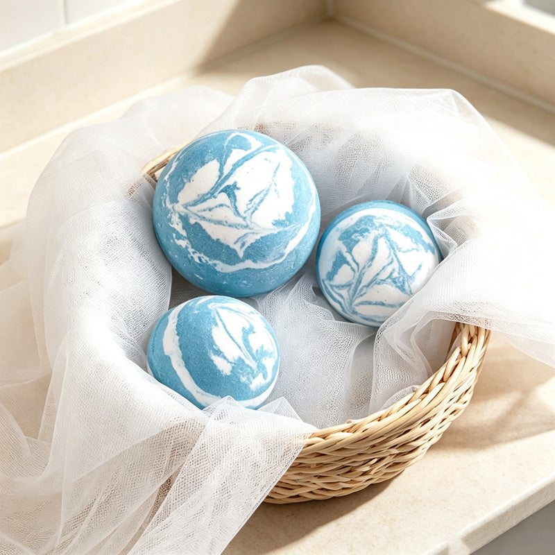 CouldNook Pearl Accent Bath Bomb - Pink Display Sphere
