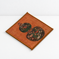 CouldNook Square Art Print Coaster - Detailed Museum Motifs
