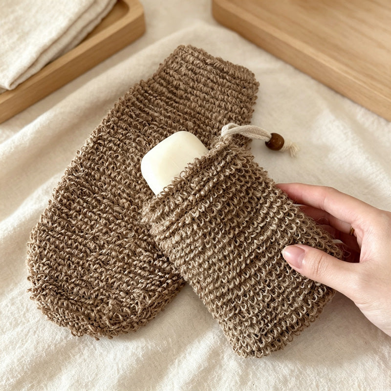 CouldNook Textured Bath Scrubber-Textured Scrub Surface