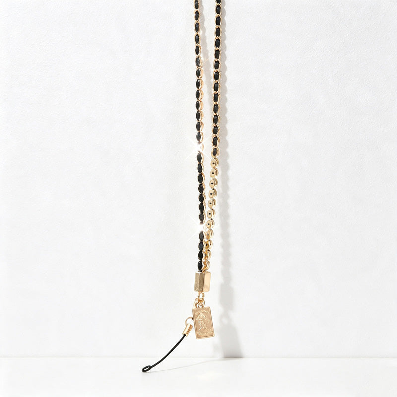 CouldNook Rhinestones Set Wrist Phone Strap with Closely Set Reflective Stones