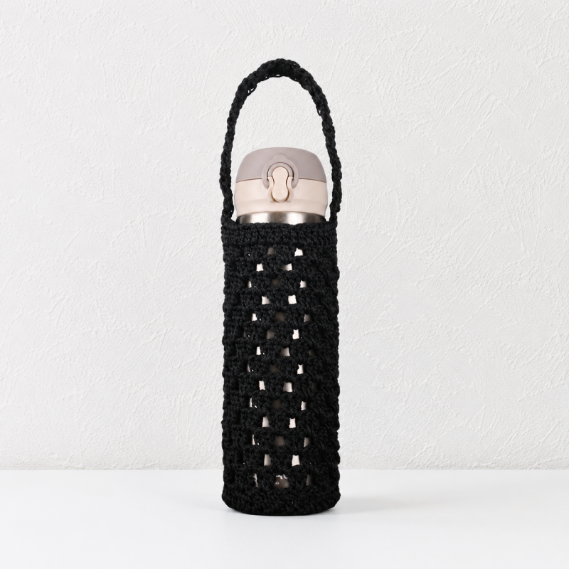 CouldNook Yarn Bottle Carrier - Long Handle and Open Stitch Body
