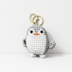 CouldNook Vegetable Animal Figure Keychain - Split Ring Attachment