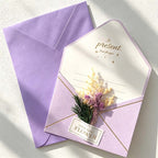 CouldNook Floral Greeting Card - Layered Bouquet And Framed Flower Designs