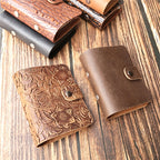 CouldNook A9 Leather Loose-Leaf Journal - Professional Mini Notebook