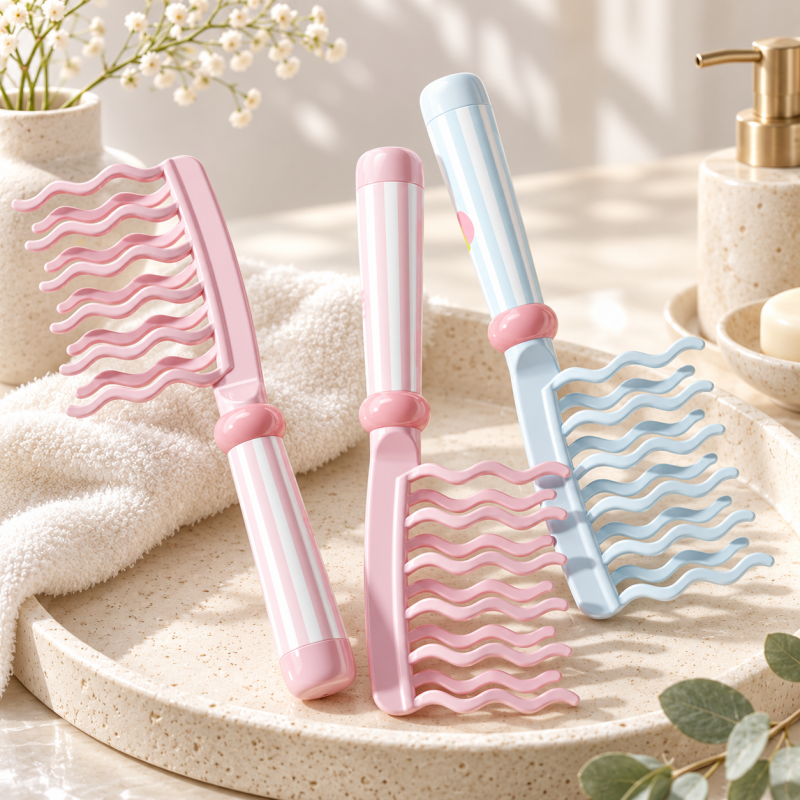 CouldNook Curl Styling Comb - Double Wavy Teeth