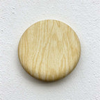 CouldNook Woodgrain Compact Mirror - Round Folding Case and Dual Views