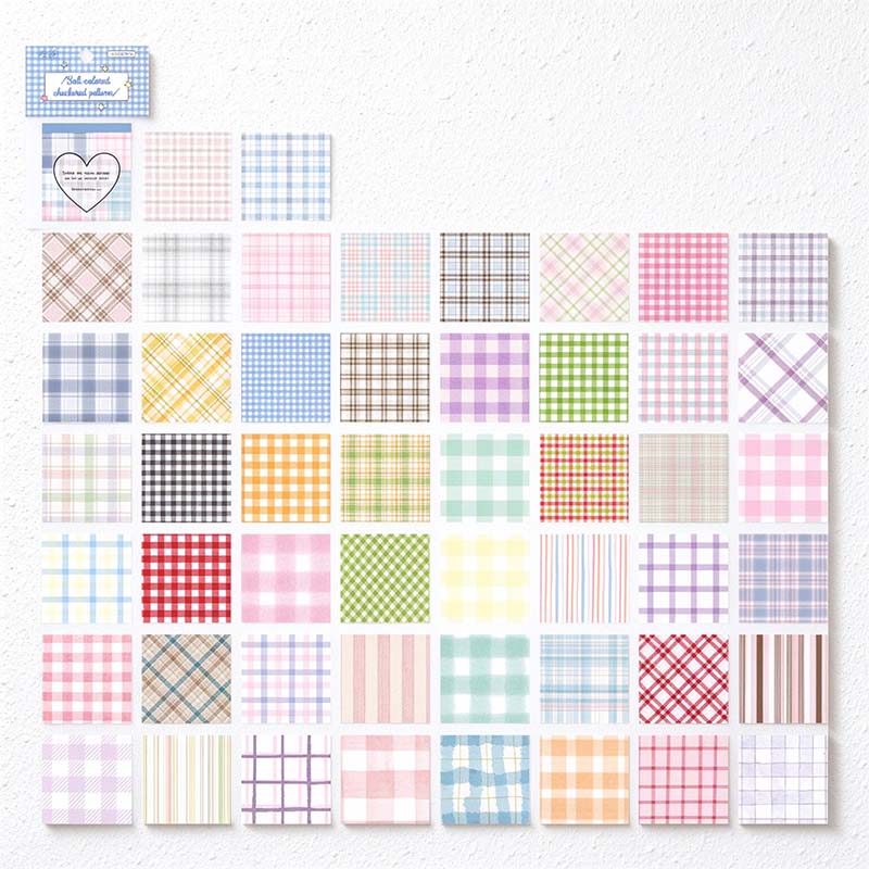 CouldNook Patterned Memo Sticker Pack - Mini Squares And Mixed Prints