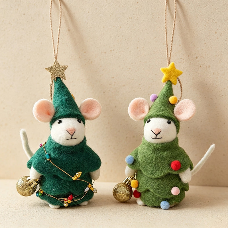 CouldNook Plush Christmas Character Ornament - Soft Sculpted Character