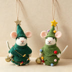 CouldNook Plush Christmas Character Ornament - Soft Sculpted Character