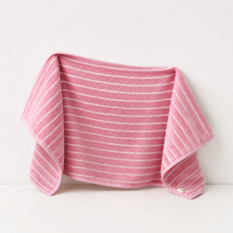 CouldNook Striped Cotton Towel - Face and Bath Size Options