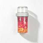 CouldNook Salad Cup - Separate Stacked Compartments and Clear Upper Container