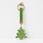 CouldNook Christmas Tree Rhinestone Keychain - Festive Charm