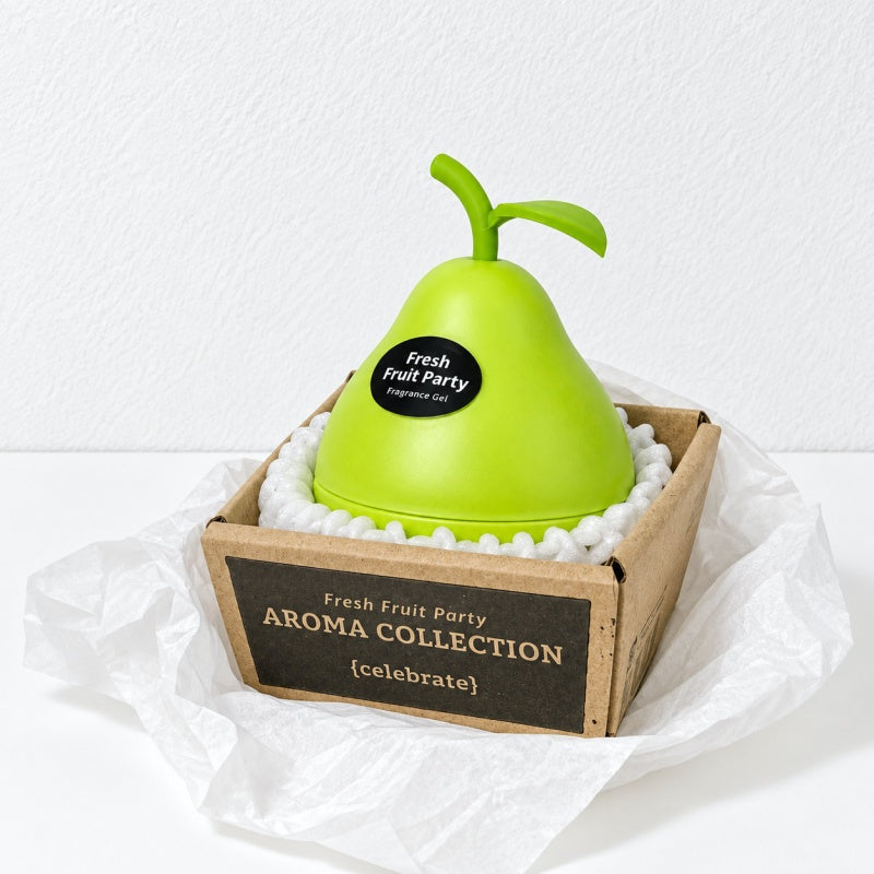 CouldNook Pear Gel Air Freshener - Green Leaf Top