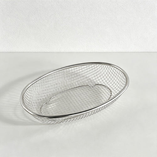 CloudNook Wire Mesh Basket‑Stainless Steel Storage