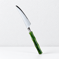CouldNook Colored Bamboo Look Handle Flatware - Polished Dining Collection