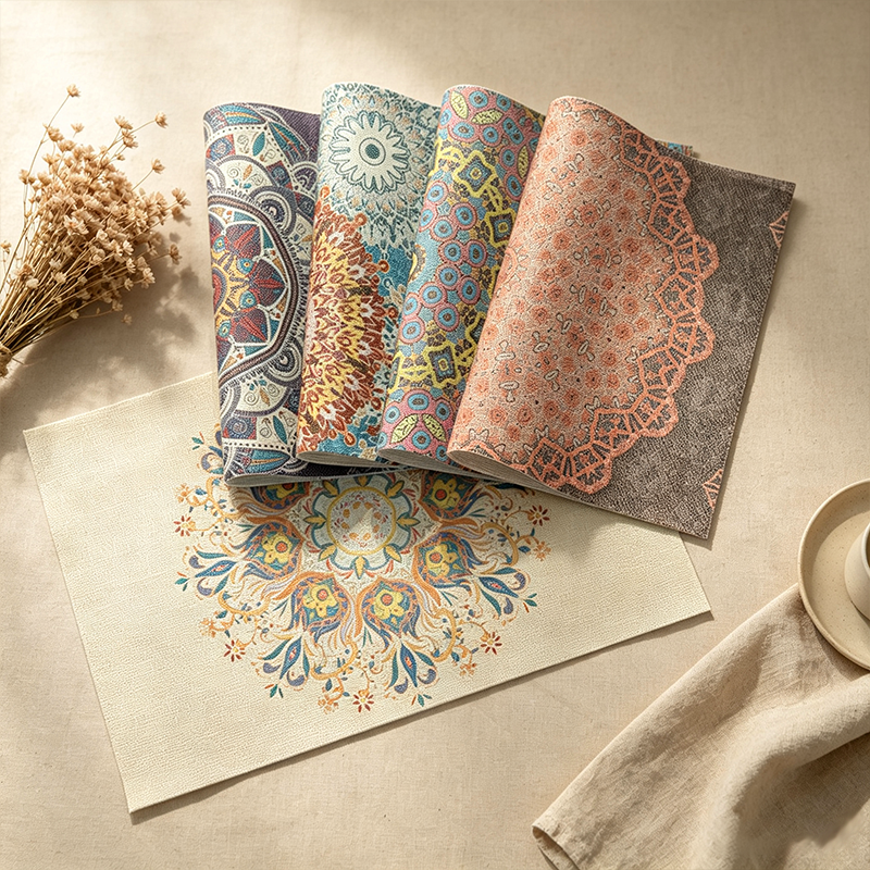 CouldNook Patterned Kitchen Pad - Countertop Drying Accent