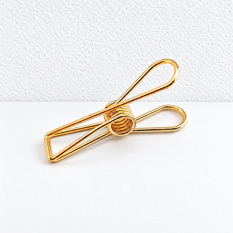 CouldNook Fish-Shaped Binder Clip - Gold and Rose Gold Options