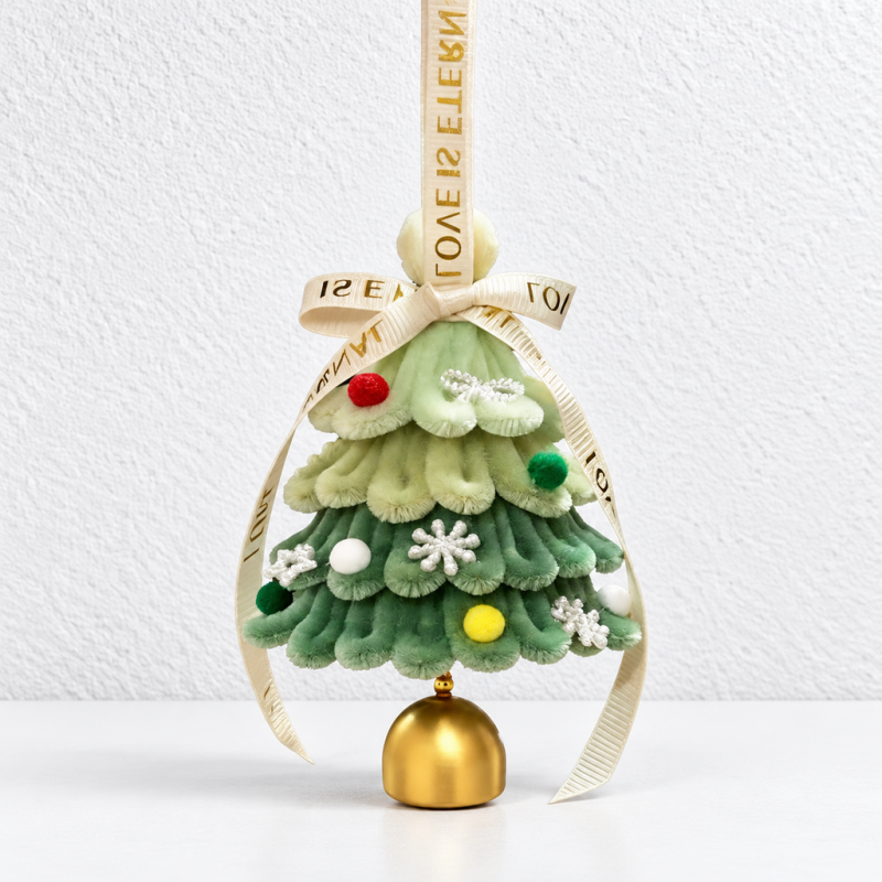 CouldNook Christmas Bell Ornament Kit - Tree And Wreath Design Choices
