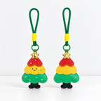 CouldNook Christmas Hanging Charm - Colorful PU Shapes and Cord Loop