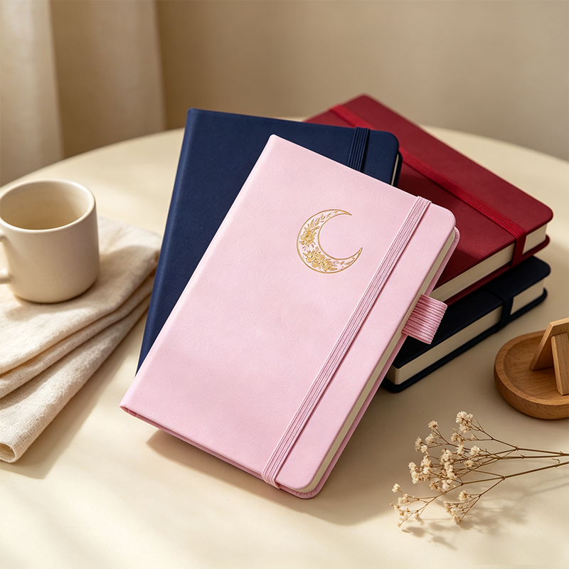 CouldNook A6 Moon Notebook - Elastic Closure Pen Loop