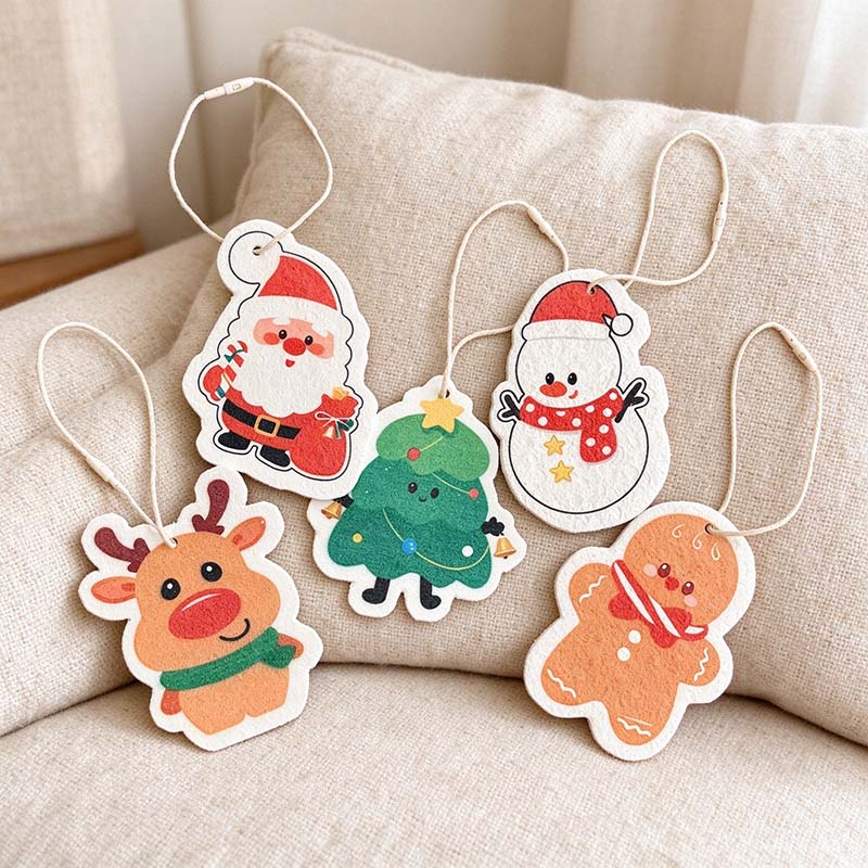 CouldNook Christmas Dishwashing Sponge - Character Shapes And Hanging Loop