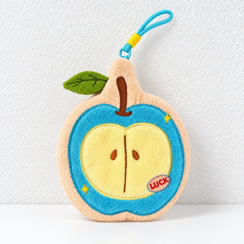 CouldNook Fruit Hand Towel - Sliced Motifs and Hanging Cords