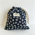 Black Base White Floral