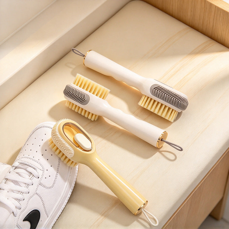 CouldNook Shoe Cleaning Brush - Refillable Head And Long Loop Handle