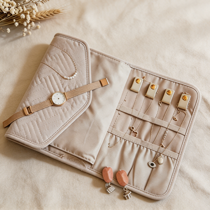 CouldNook Envelope Jewelry Roll Organizer Bag - Comfortable Daily Organizer