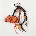CouldNook Pumpkin Bag Charm - Heart Clip and Layered Dangling Cords