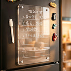 CouldNook Magnetic Erasable Fridge Planner Board - Rewritable Refrigerator Planner